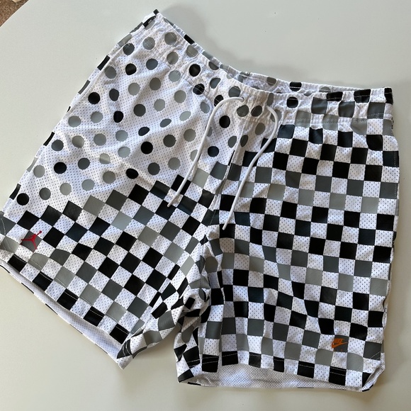Nike Air Jordan Limited Edition Checkerboard Basketball Shorts - Picture 1 of 5